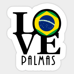 LOVE Palmas Brazil Sticker